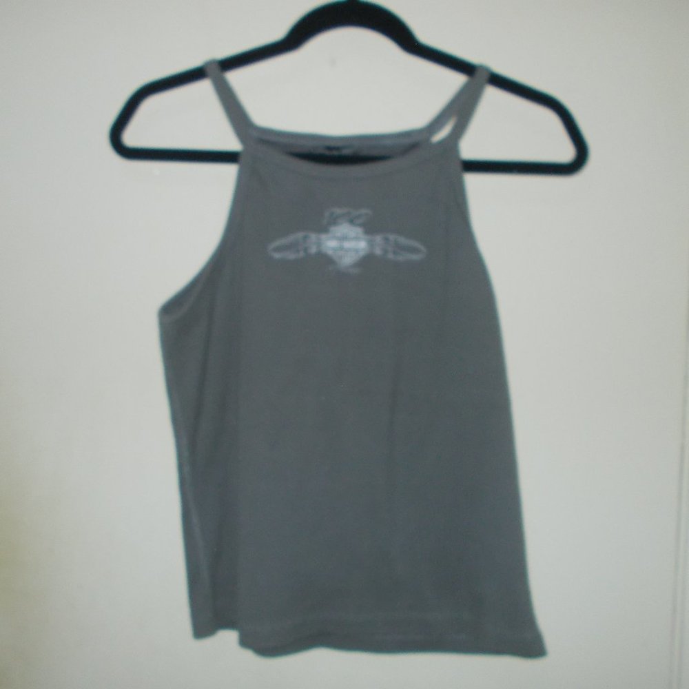 Harley-Davidson Graphic Tank Top Gray Size See Measurements